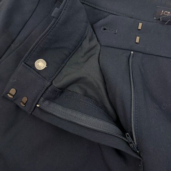 J.CREW Slim-Fit Full-Length Trouser Dress Pant 10 Navy Blue NWT A3 - Picture 4 of 6